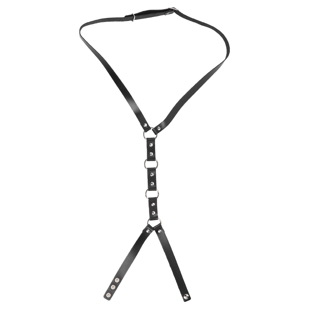 Sexy Harness Adjustable Body Chain Harness Belt Women Restricted Strap (Black)