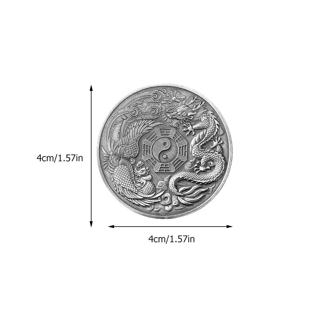 2Pcs Antique Commemorative Coins Game Plated Coins Collection Souvenir Gifts