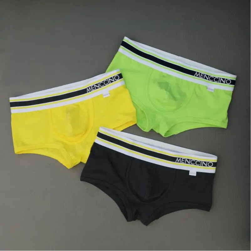 Men's Underwear Solid Color Cotton Comfortable Boxers