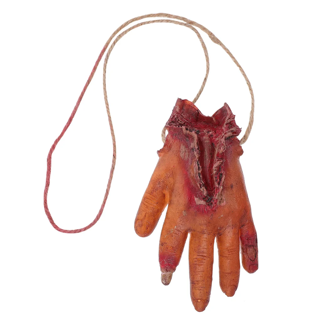 1pc Halloween Human Body Part Scary Pendant Haunted House Prank Decoration