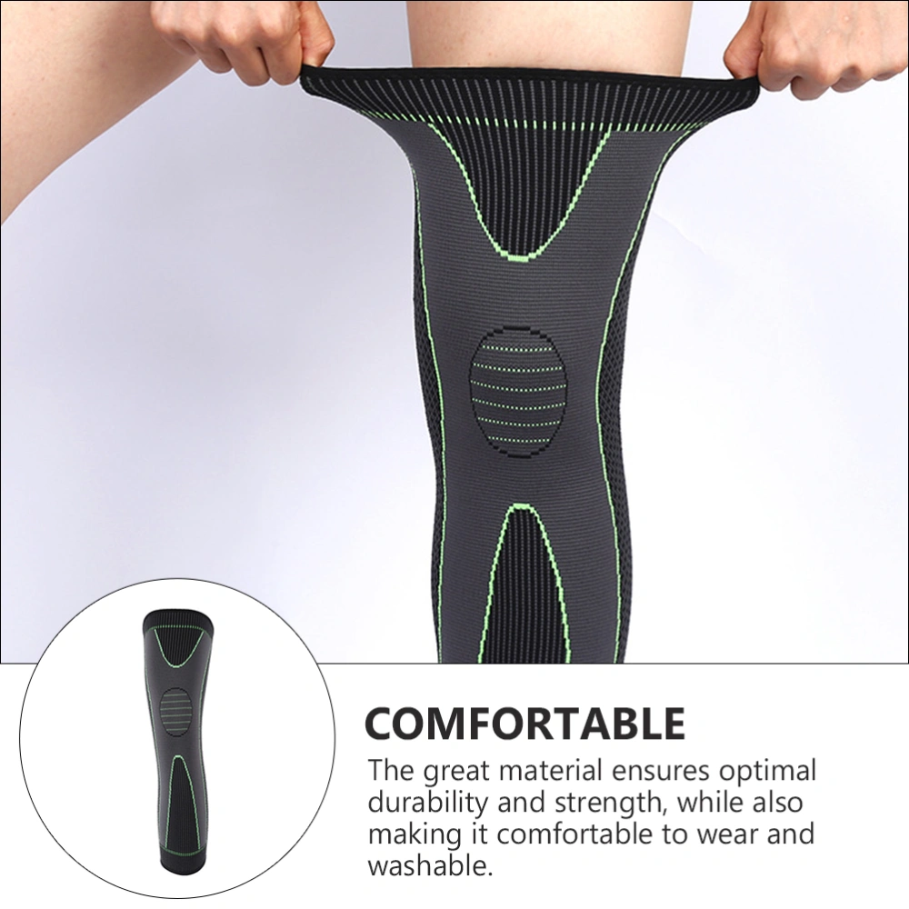 Full Leg Compression Sleeve Long Knee Brace Support Protector for