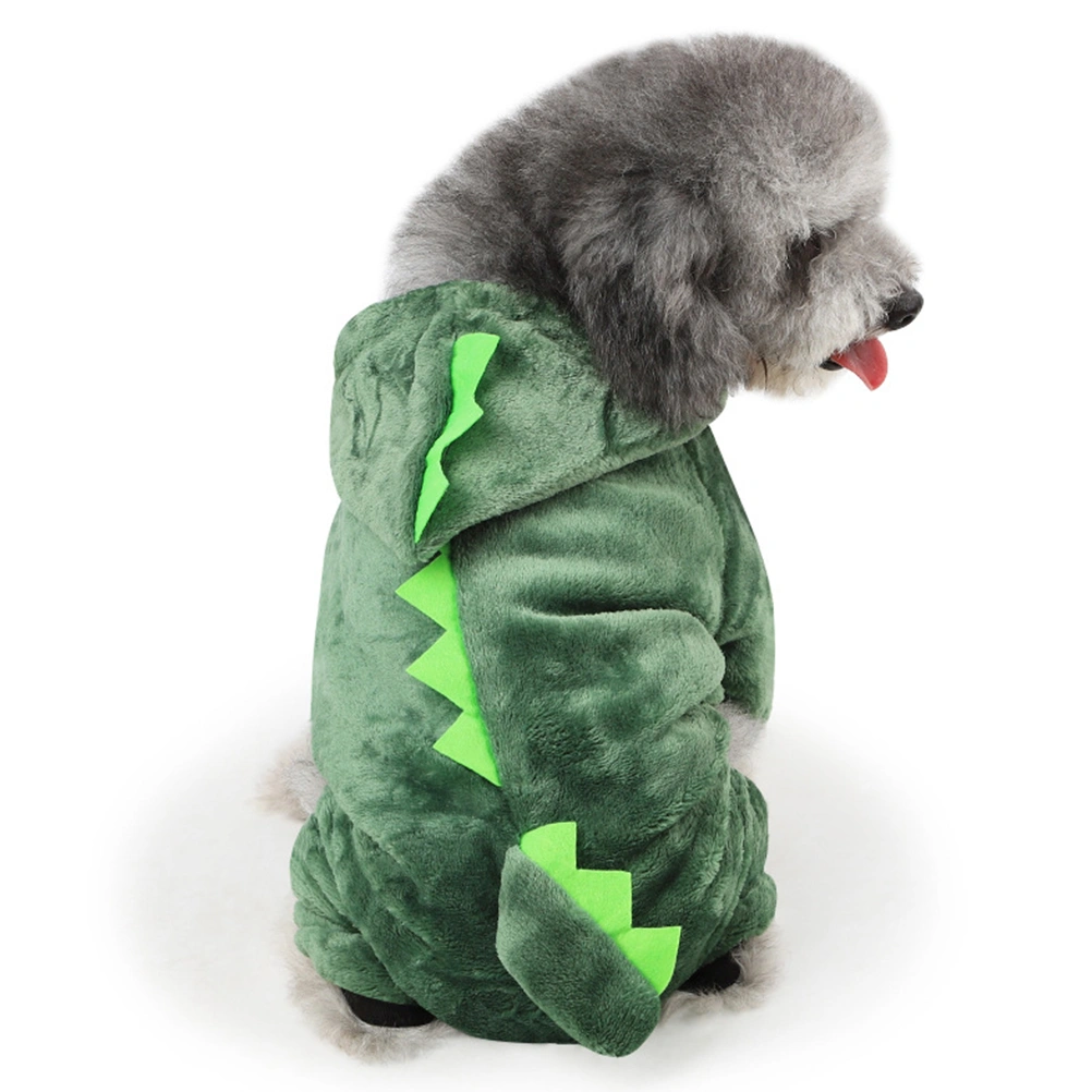 Pet Costume Dog Halloween Suit Dog Dinosaur Costume Dog Jumpsuit Pet Puppy Supplies - Size S