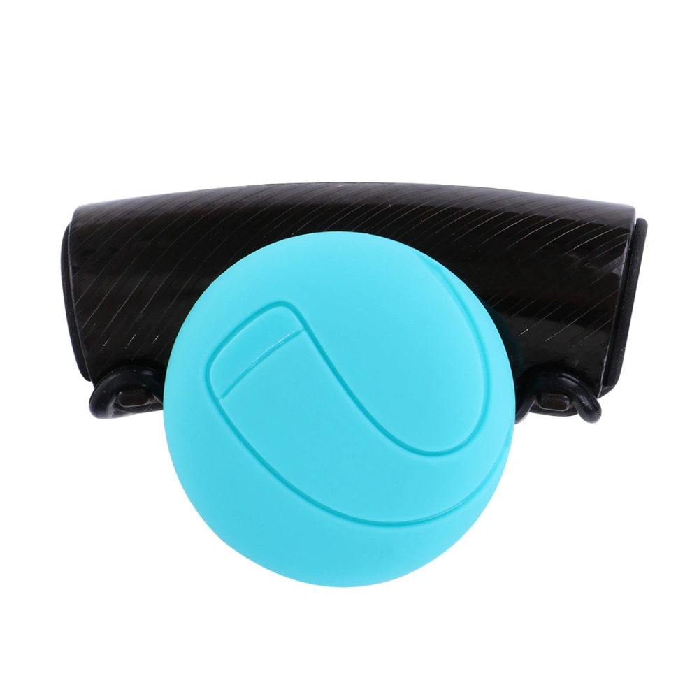 Silicone Steering Wheel Assistive Ball Power Booster Ball Steering Wheel Knob for Car Vehicle (Blue)