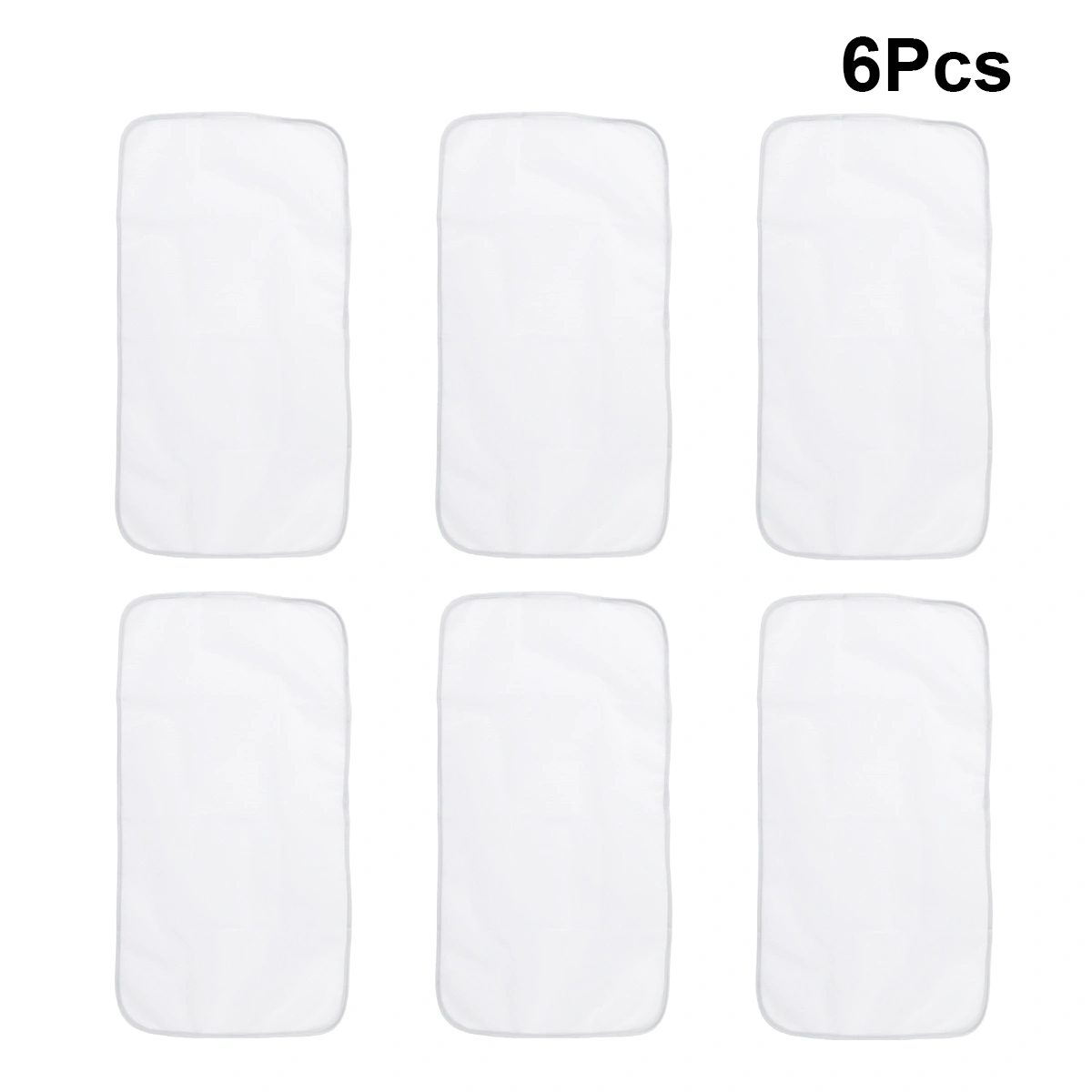 6PCS Ironing Mat Ironing Clothes Mat Ironing Board Mat Anti-scald Ironing Mat Heat Insulated Ironing Clothes Pad Long Gauze Ironing Clothes Pad for Home Store Use Grey Size 1
