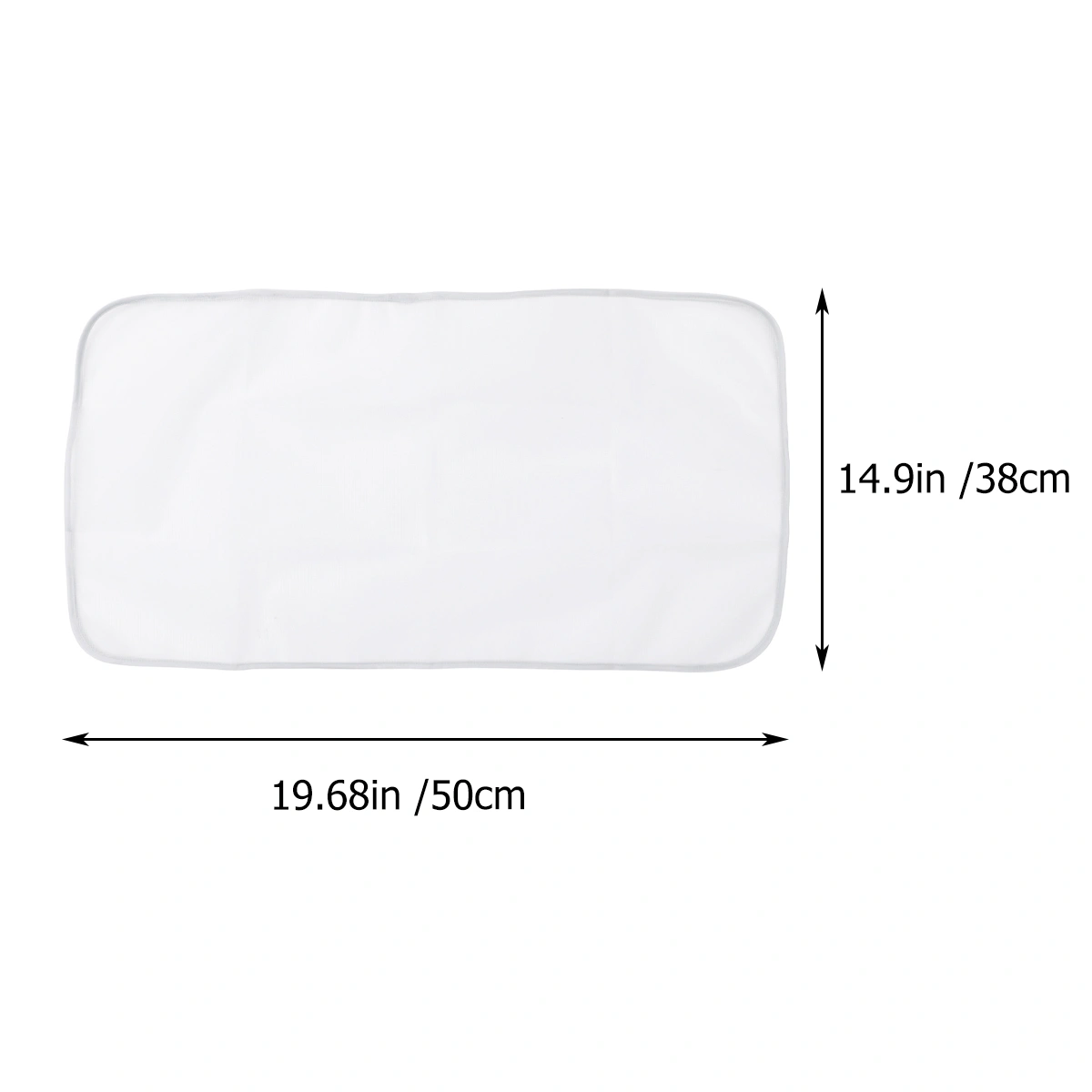6PCS Ironing Mat Ironing Clothes Mat Ironing Board Mat Anti-scald Ironing Mat Heat Insulated Ironing Clothes Pad Long Gauze Ironing Clothes Pad for Home Store Use Grey Size 1