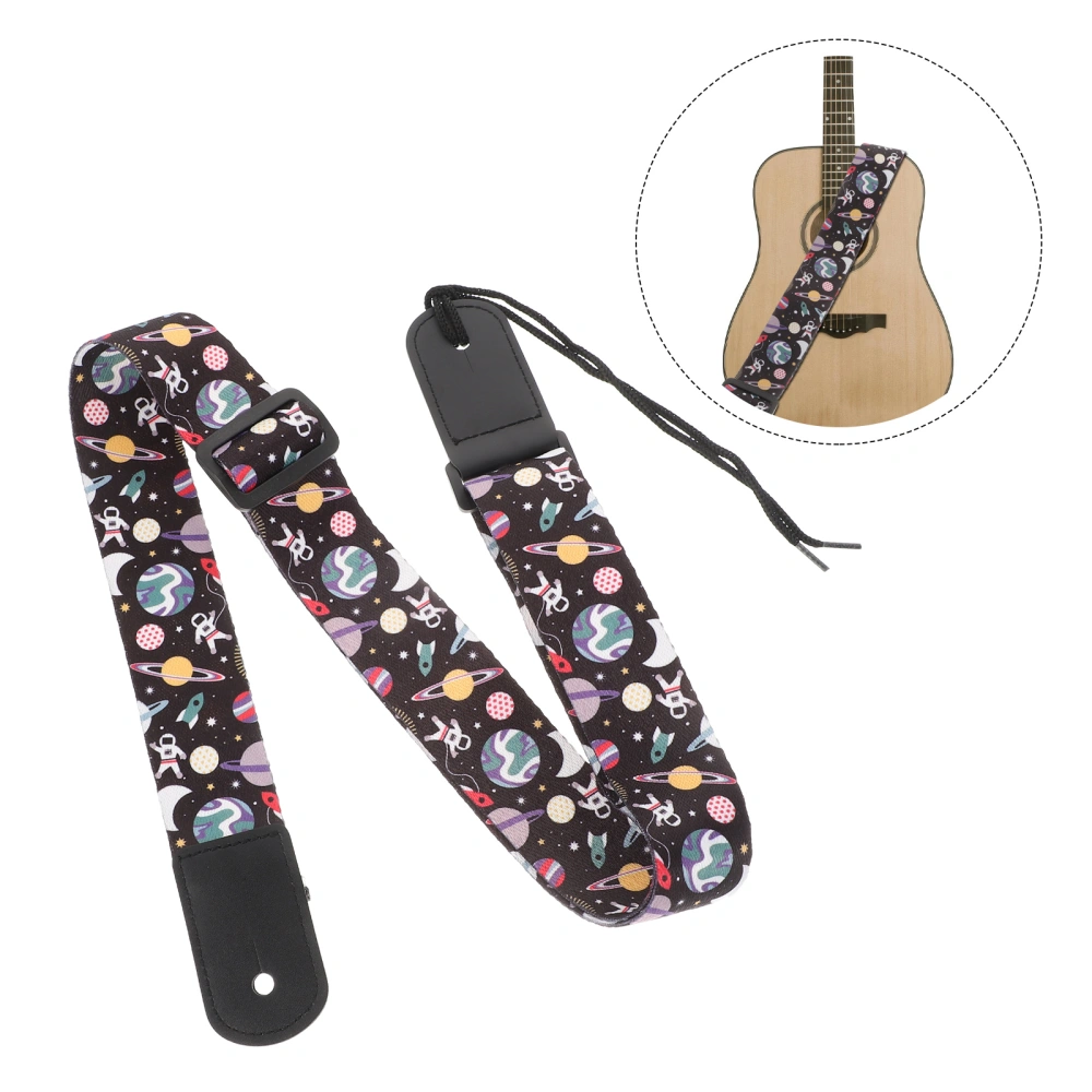 1pc Fashion Guitar Accessory Durable Guitar Strap Creative Guitar Accessory