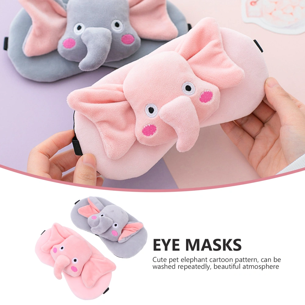 2Pcs Sleeping Eye Masks Eye Shading Masks Eye Masks (Assorted Color)