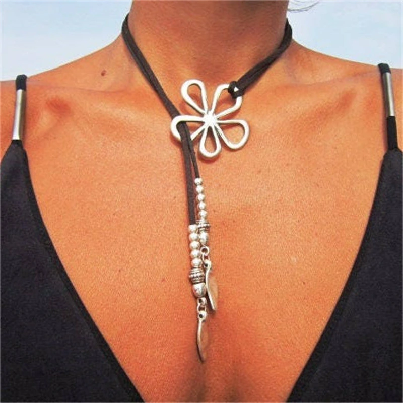 Hollow Braid Y-shaped Neckband Necklace