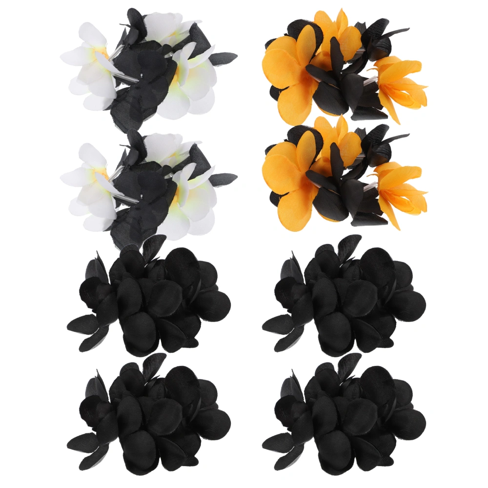 4 Pairs of Lovely Halloween Wreaths Wristbands Decorative Props for Party