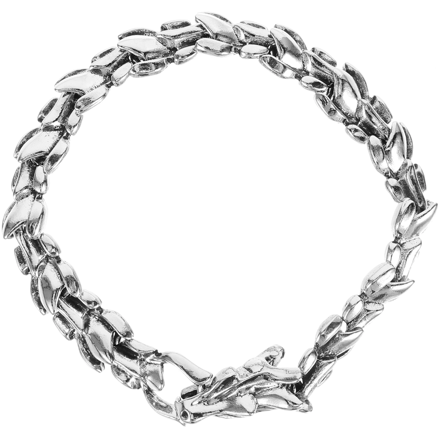 Dragon Bracelet Dragon Head Bracelet Punk Style Wrist Chain Men Wrist Jewelry