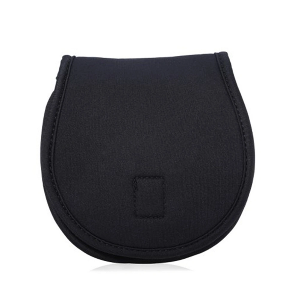 Reel Bag Fishing Wheel Reel Protective Case Fishing Gear Storage Pouch Fishing Accessories - Size XL (Black)