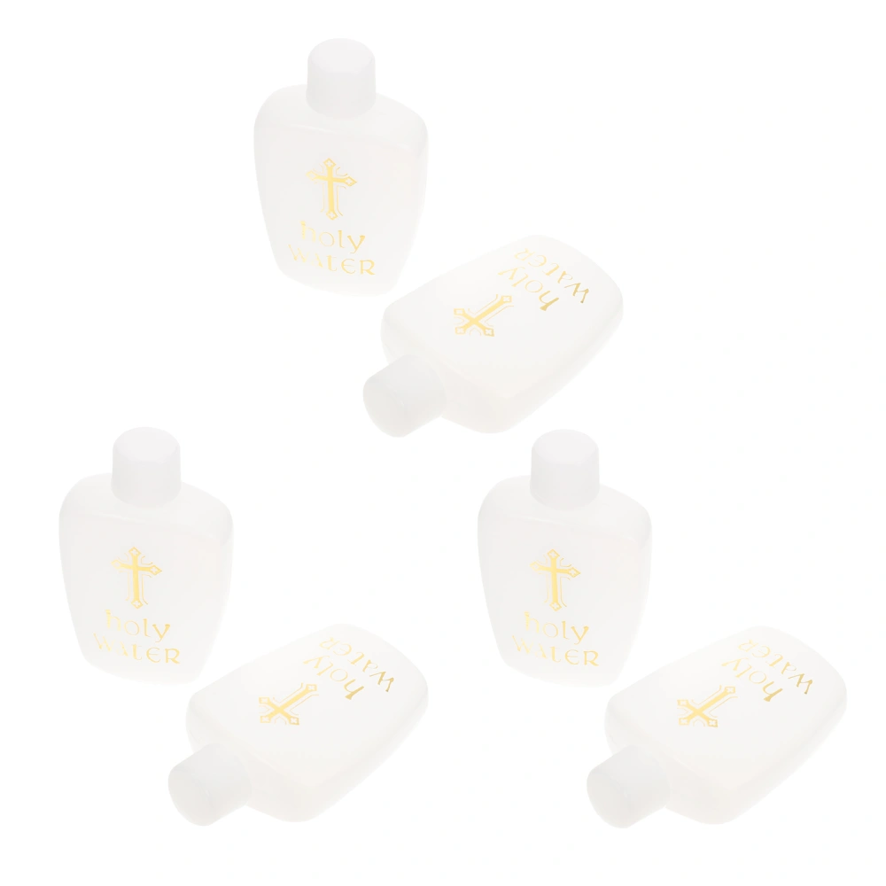 6Pcs Plastic Holy Water Bottles Church Holy Water Bottles for Baptism and exorcism