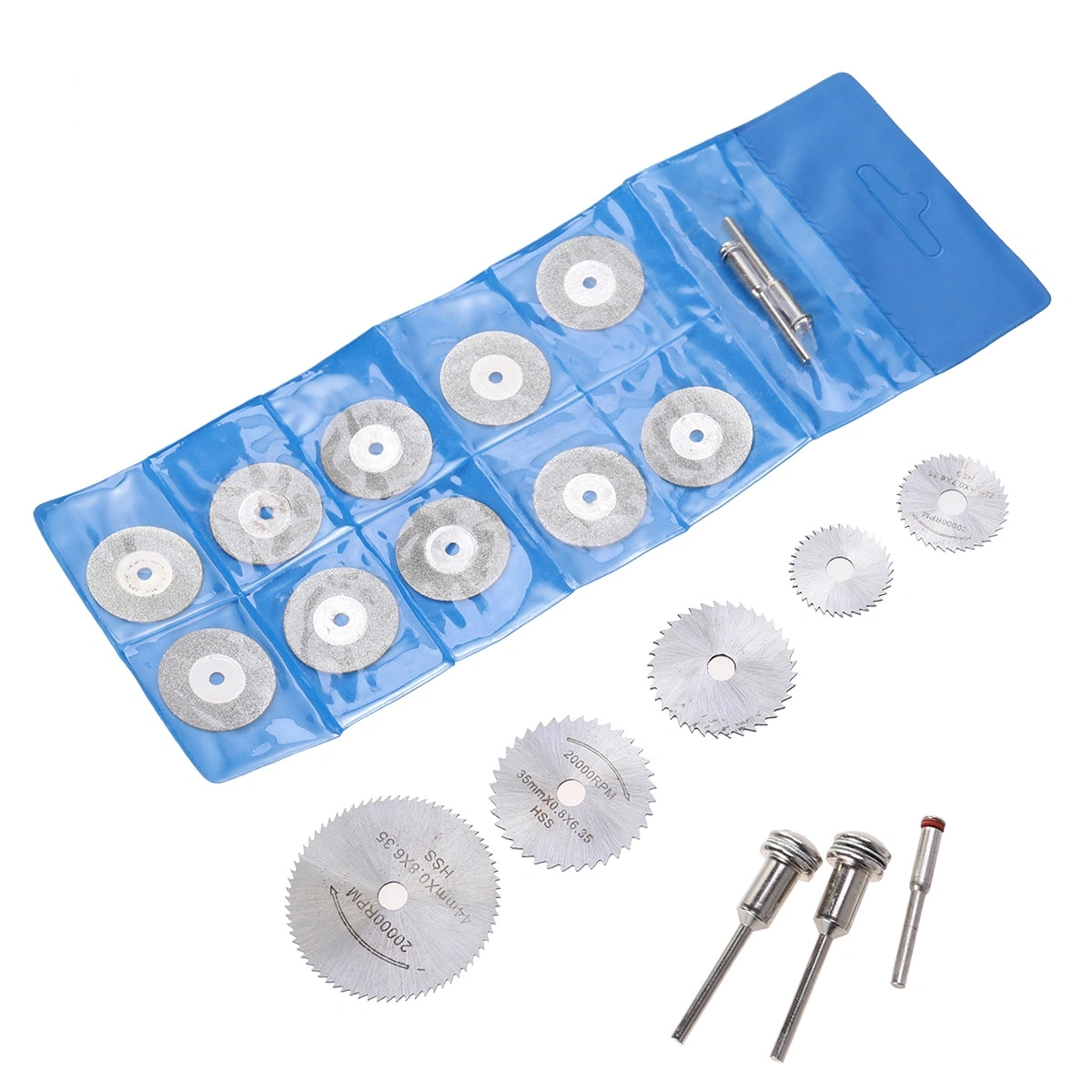 20pcs Mini HSS Cutting Wheel Cut Off Dics Circular Slices Crosscut Slices