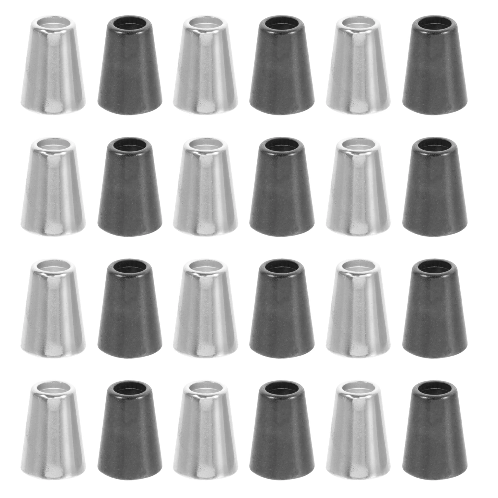 30 Pcs Metal Drawstring Cord Locks Adjustable Rope Stoppers Drawstring Rope Ends