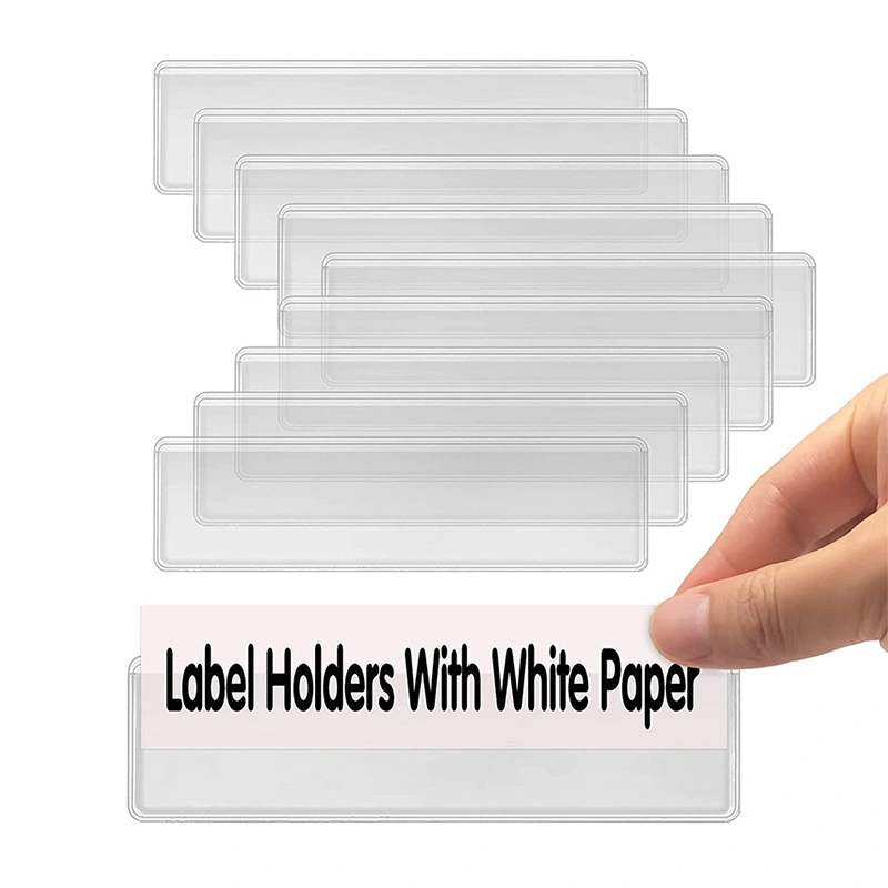 1 Set of Self Adhesive Label Holders Clear Label Pockets Transparent Label Bags Small Business Label Bags