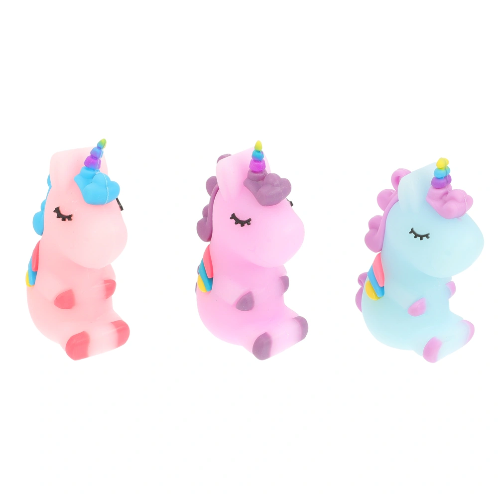 3pcs Unicorns Cake Decor Topper Figures Unicorns Cake Decorations kids Toy