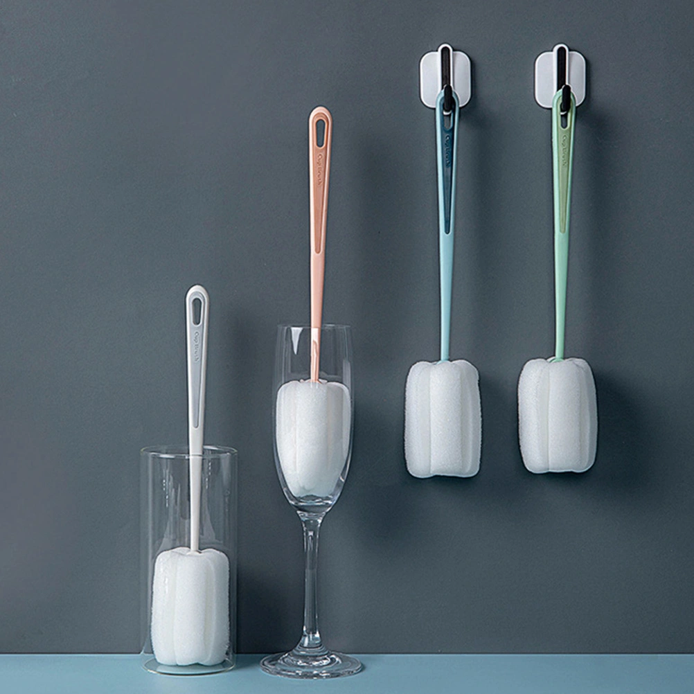 4pcs Long Handle Cup Bottle Cleaning Brushes Cup Cleaning Tools Bottle Cleaners