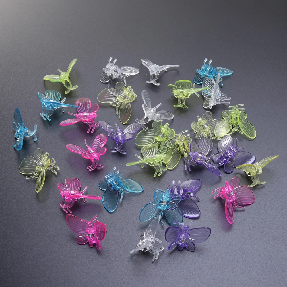 30PCS Orchid Clips Garden Flower Gardening Bonsai Orchid Shape Clips Vine Fixed Clips Graft Plant Support Vine Clips