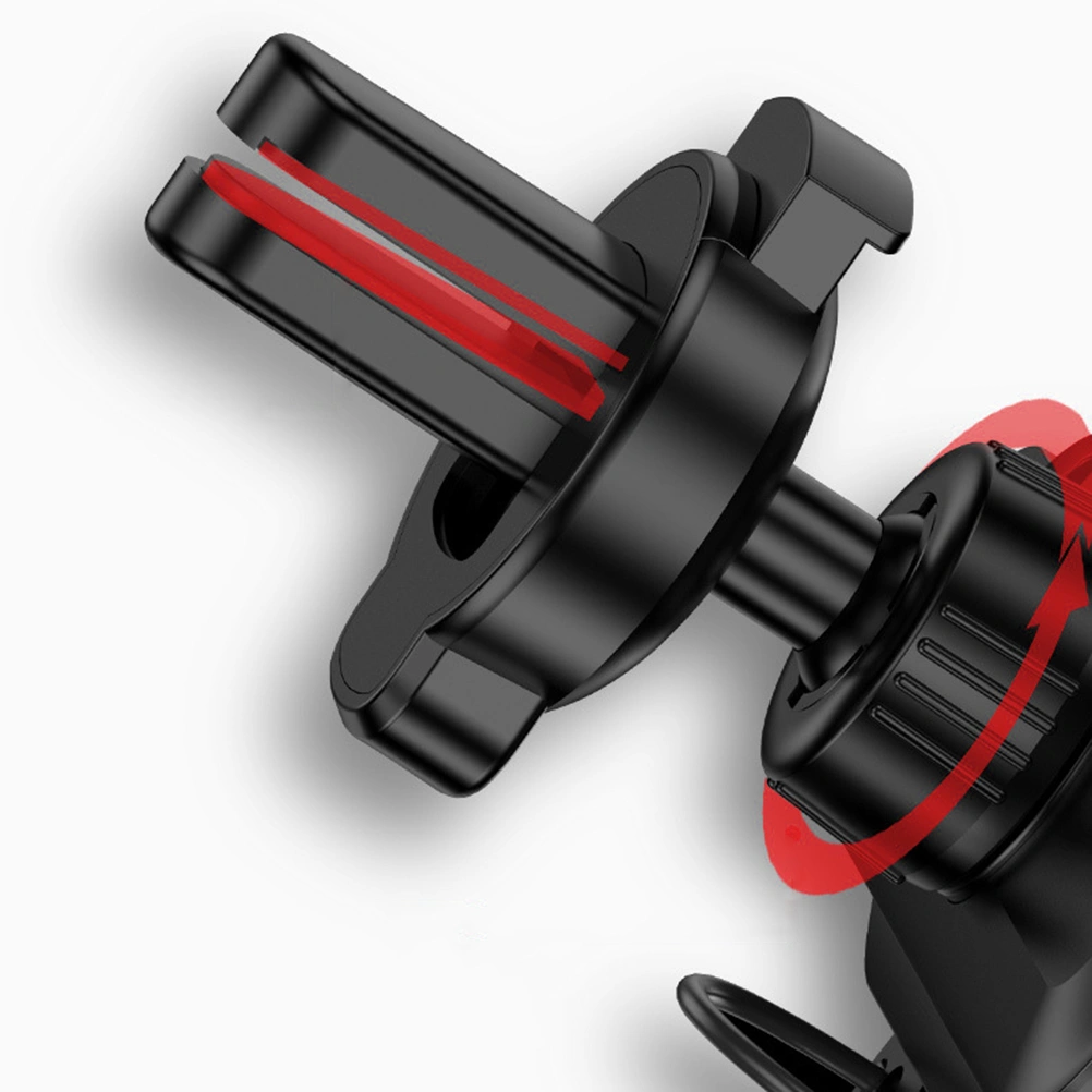 Car Air Vent Gravity Phone Holder Telescopic Rotatable Phone Mount Bracket  Navigation Stand (Black)