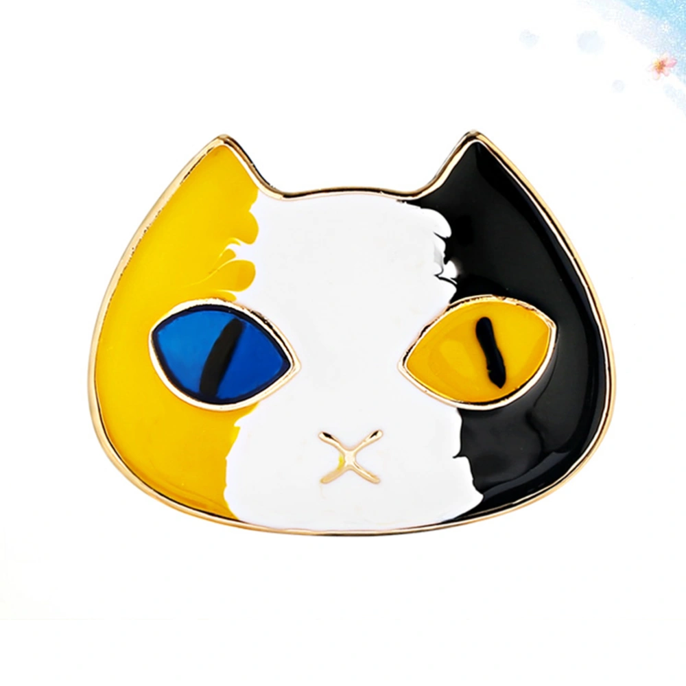 Cartoon Cat Brooch Animal Brooch Versatile Clothing Accessories