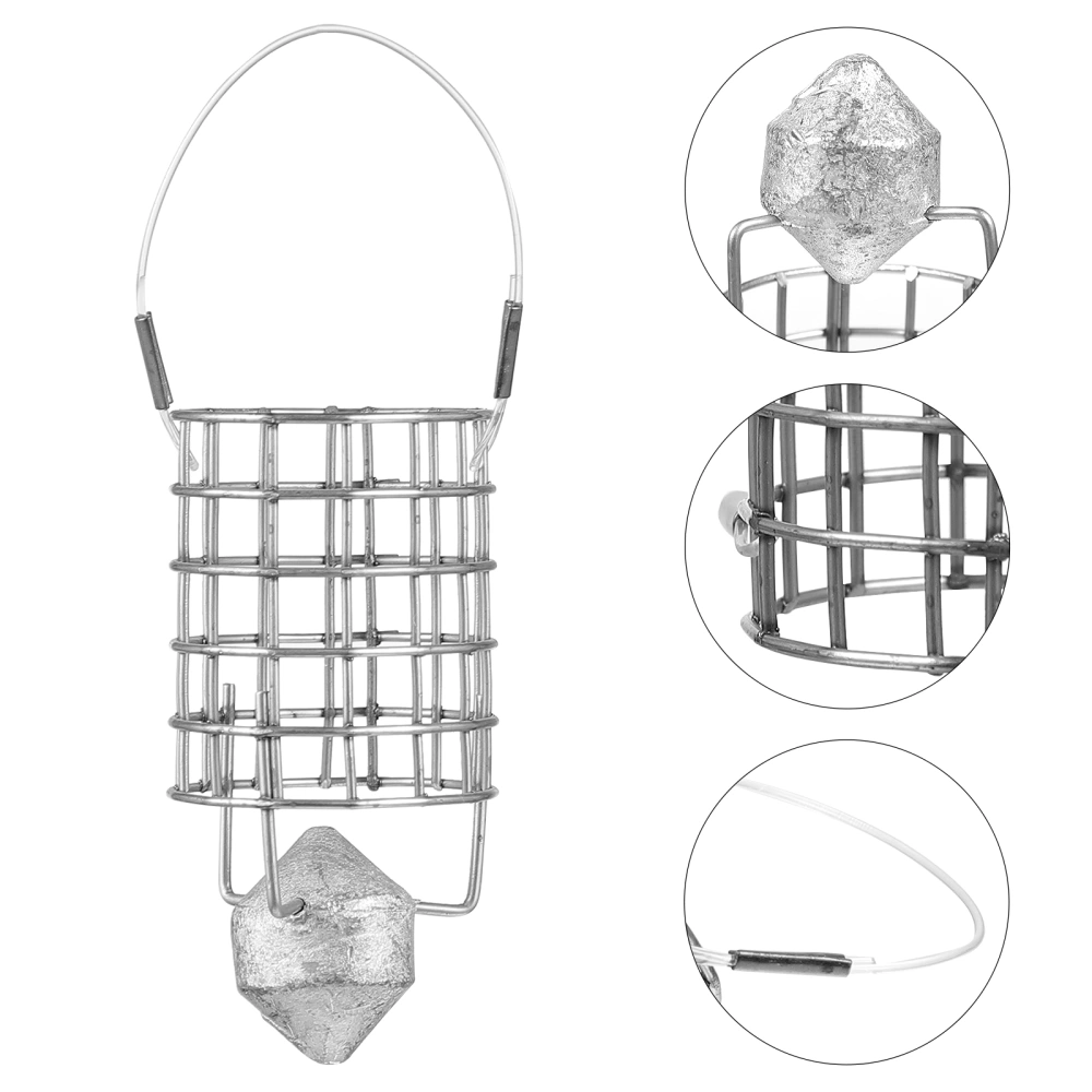 2pcs Fishing Bait Cages Lure Cages Bait Fishing Trap Baskets Fishing Tackle