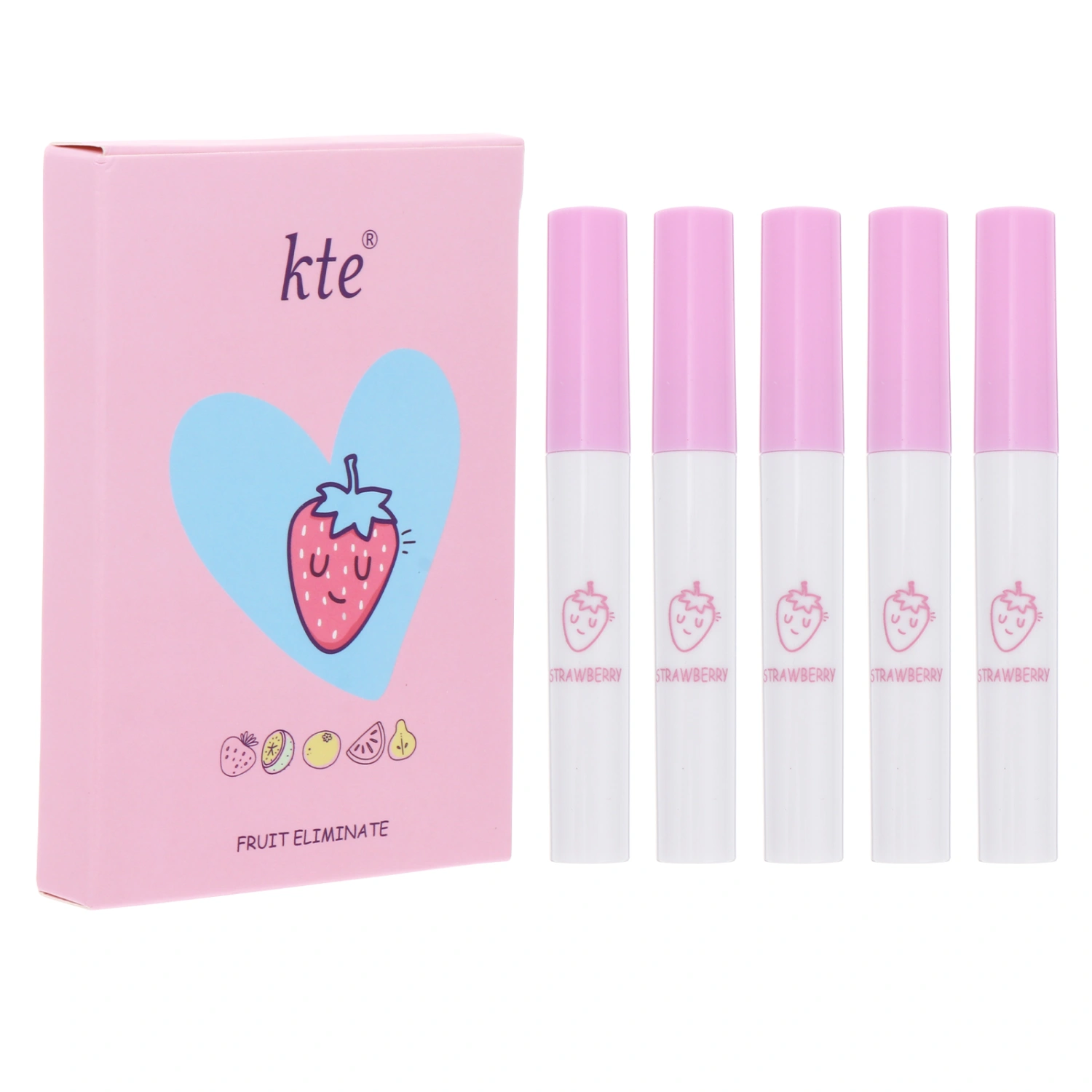 5Pcs Matte Air Lip Gloss Safe Women Makeup Lipstick Compact Beauty Lip Gloss
