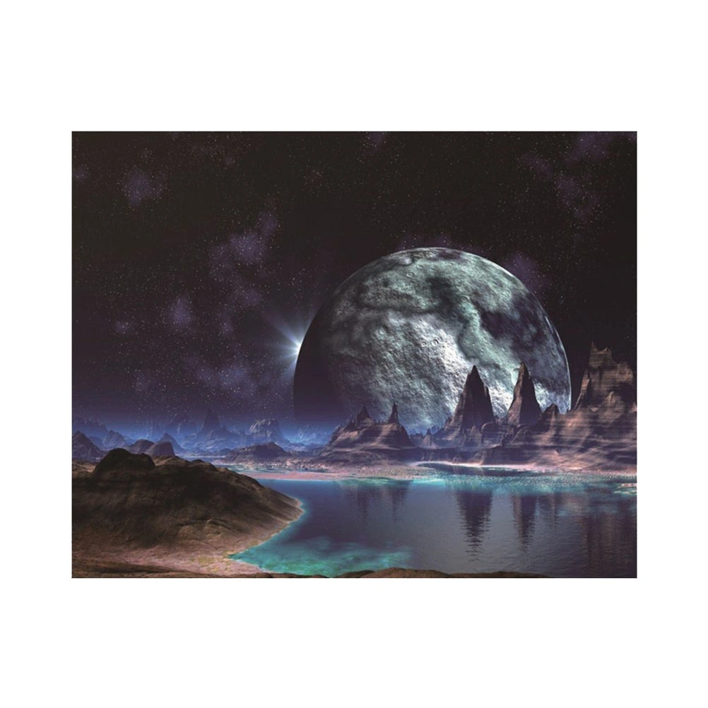 5D DIY Unframed Diamond Embroidery Painting of Mountain Scenery Handmade Cross Stitch Printing Craft Kits
