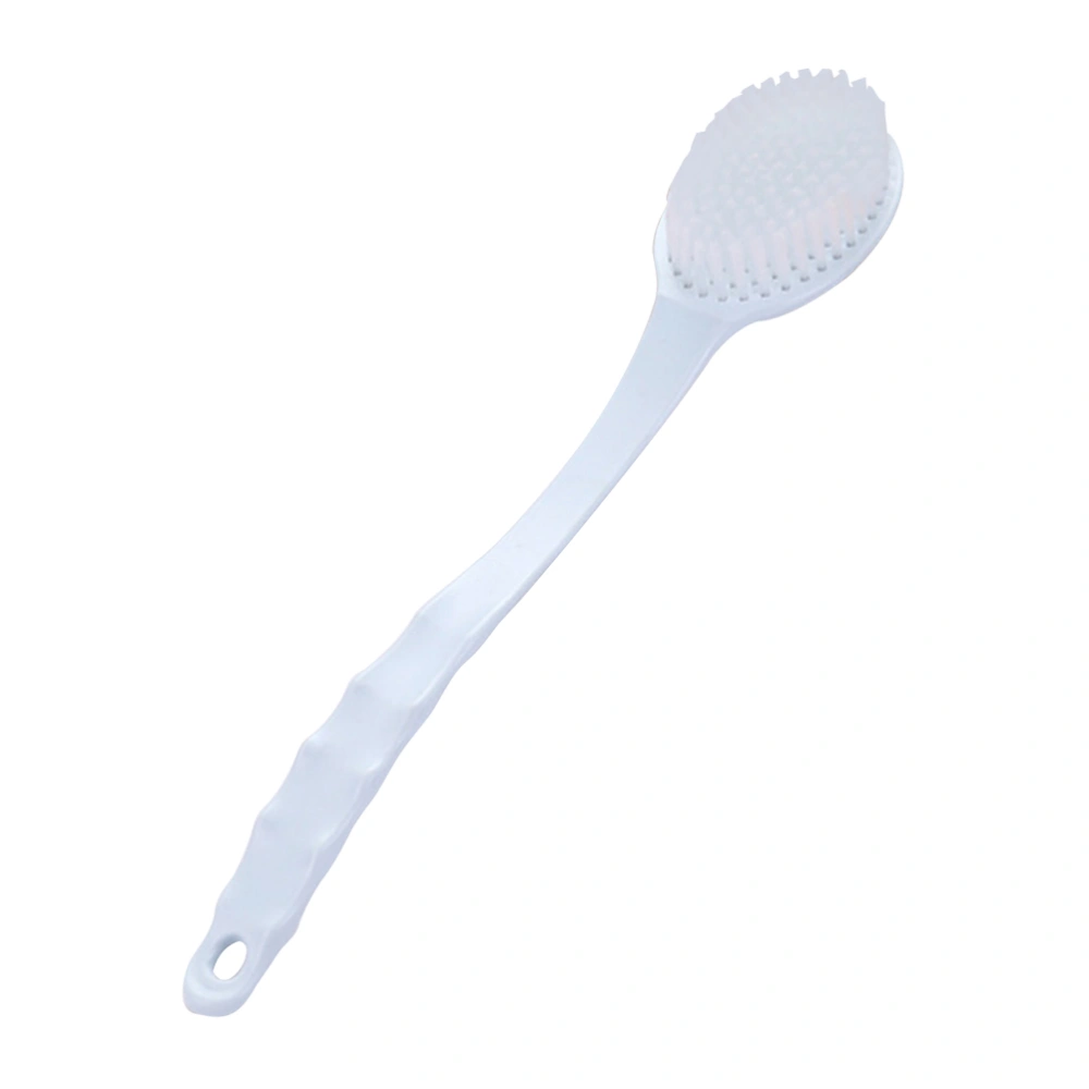 Bath Shower Back Brush Exfoliating Body Brush with Long Handle for Home Shower (Blue)