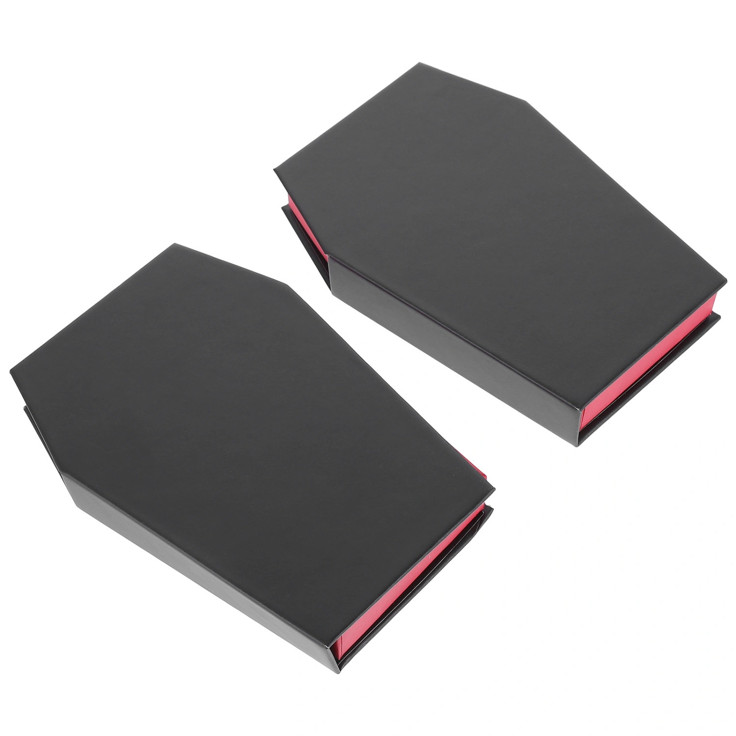 2pcs Halloween Coffin Shape Storage Boxes Jewelry Boxes Gift Packaging Cases