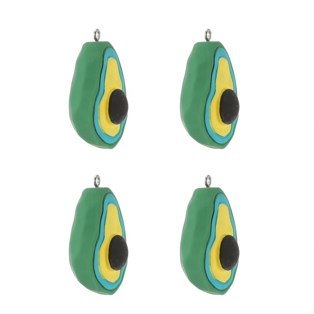 4pcs Fruit Shaped Pendant Fruit Shaped Hanging Decor Jewelry Decor Car Pendant