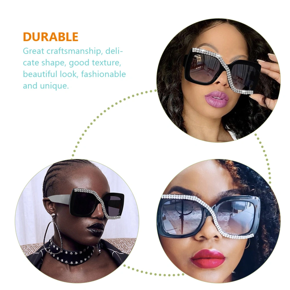 Women Square Sunglasses Sun Protection Sunglasses Retro Sunglasses for Round Face Women