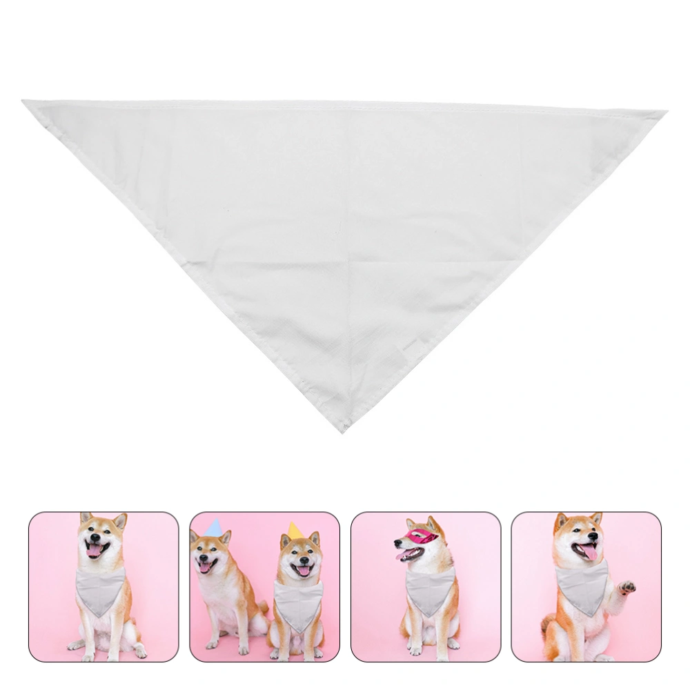 6pcs Polyester Pet Bibs Delicate Decorative Saliva Towels Party Pet Bibs