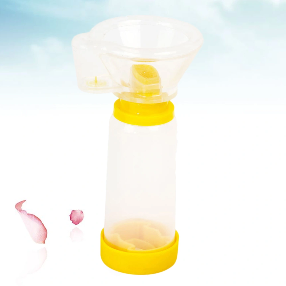 Storage Fog Canister Children and Adults Inhalation Atomizing Cup Asthma Sprayer Inhale Treatments Cylinder (Yellow)