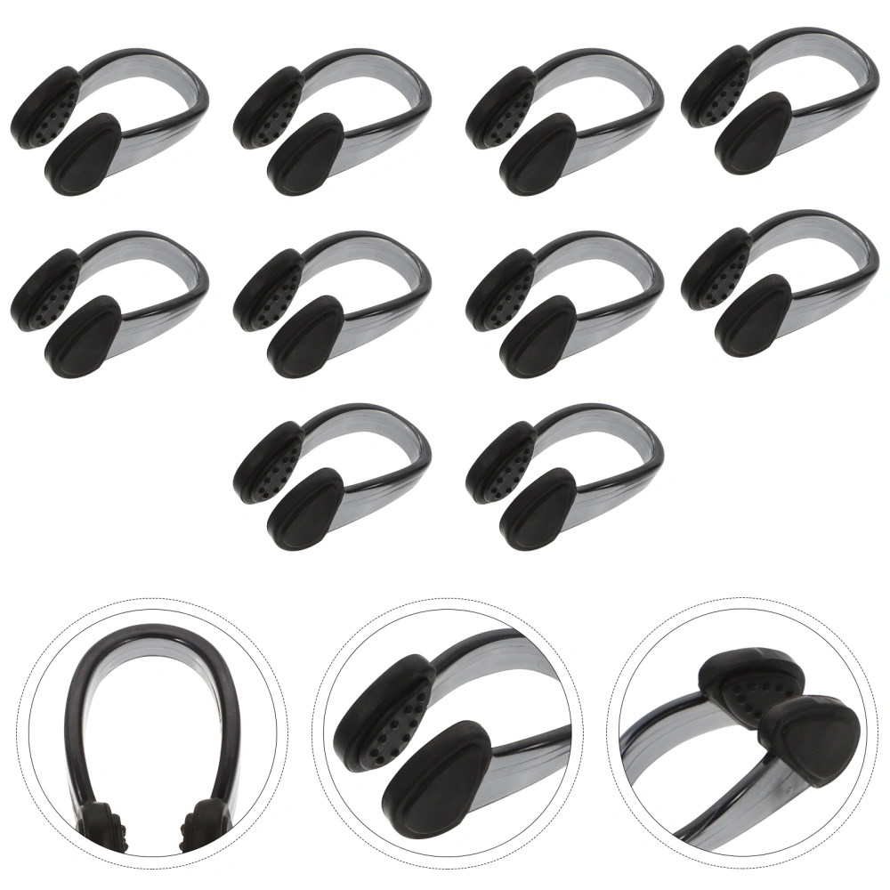 10Pcs Creative Swimming Nose Clips Anti-choking Professional Swimming Nose Clips