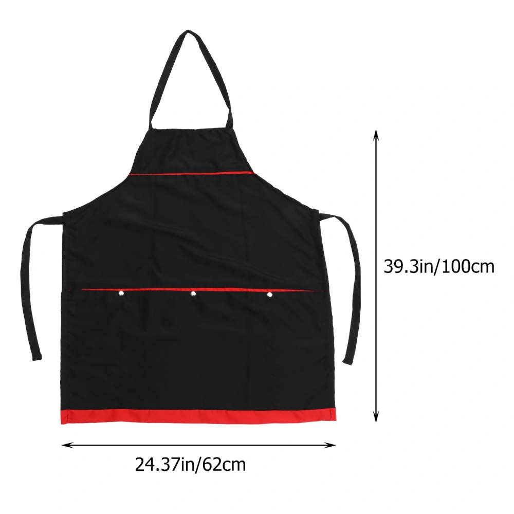 Waterproof Barber Working Clothes Protective Work Clothes Suspender Apron