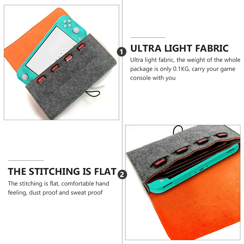 Blanket Cloth Game Console Bag Portable Travel Case Compatible for Switch Lite