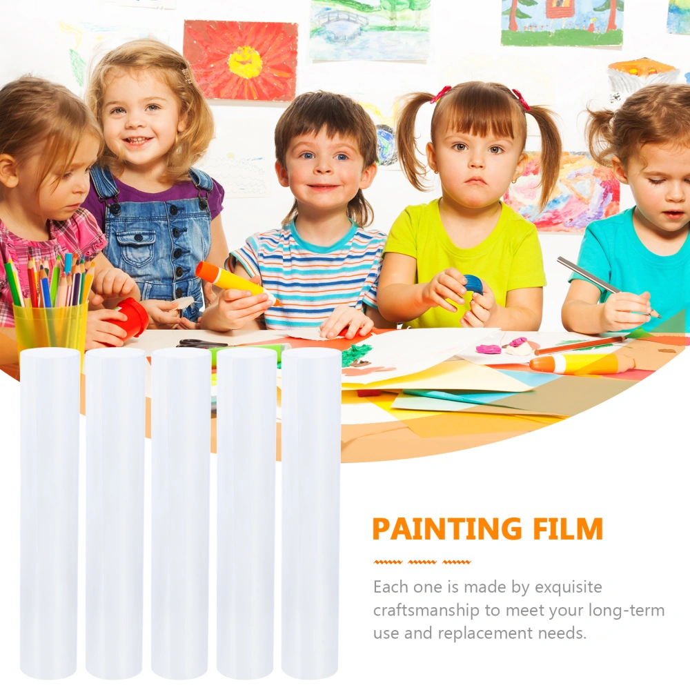 5Pcs Painting Films Graffiti Plastic Films Simple Films Practical Hand Drawing Films