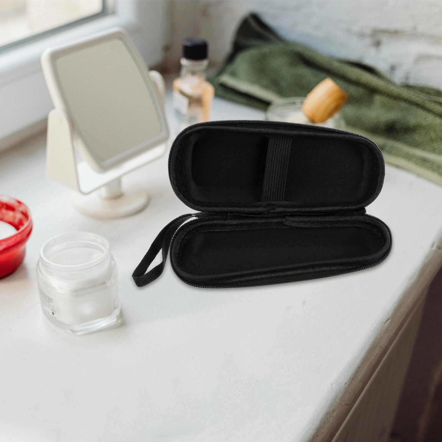 Razor Travel Case Zipper Electric Shaver Storage Bag Protective Cover Pouch