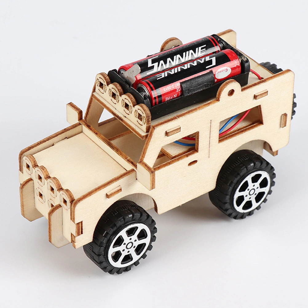 Woodcraft Toy Wooden Car Construction Kit Wood Model 3D Wooden Puzzle Children Car Educational Toy DIY Kit for Children for Your Kids Fun Toy