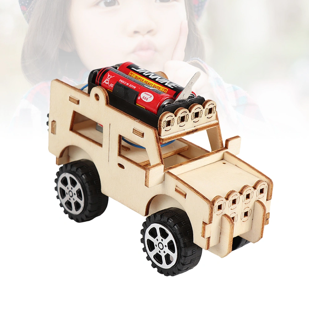 Woodcraft Toy Wooden Car Construction Kit Wood Model 3D Wooden Puzzle Children Car Educational Toy DIY Kit for Children for Your Kids Fun Toy