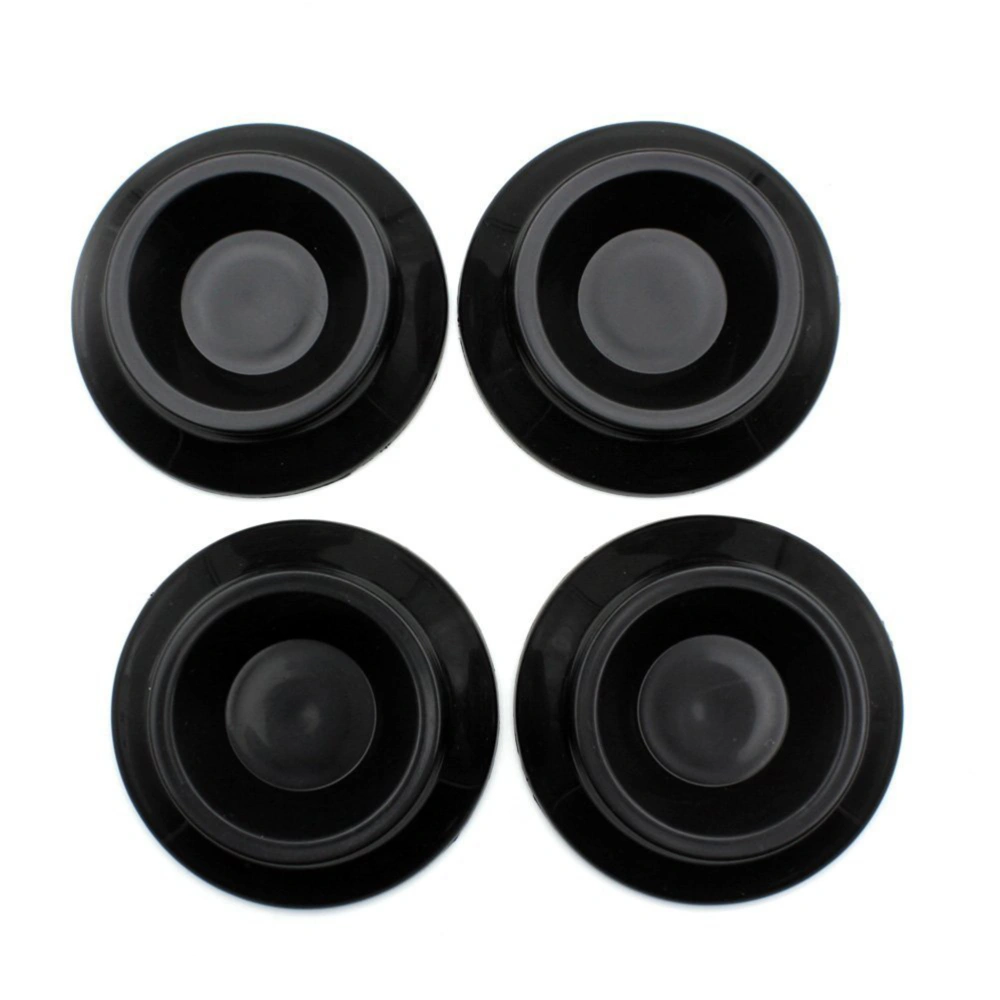 4pcs Piano Caster Cups Gripper Set with Sturdy Load Bearing for Upright Vertical Piano (Black)