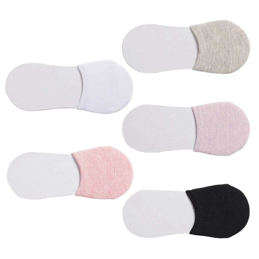 Socks for Shoes Skidproof Half Round Head Socks Socks For Forefoot Toe (Assorted Color)