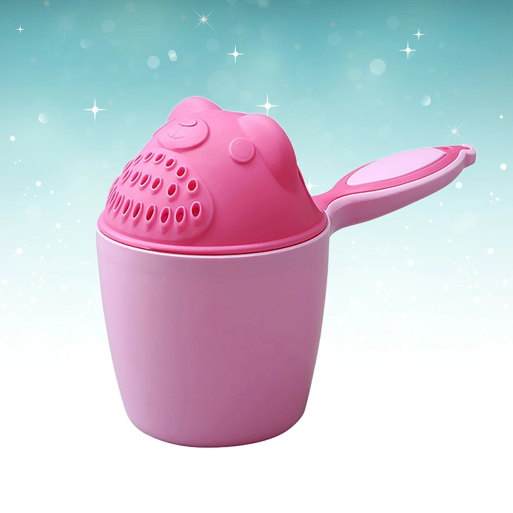 Delicate Effective Baby Bear Shampoo Cup Bath Spoon for Baby Taking Shower  (Random Color)