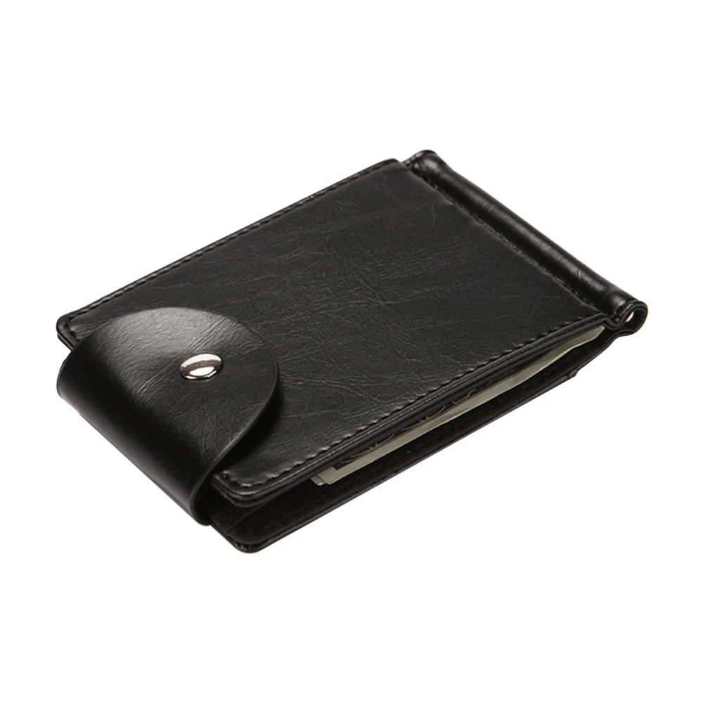 Practical Banknote Clip Men's Wallet Creative Bag Set Flipping Small Size Wallet Bank