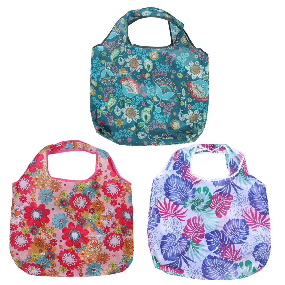 3PCS Convenient Shopping Bag Eco-Friendly Bag Sundries Large Size Tote Bag