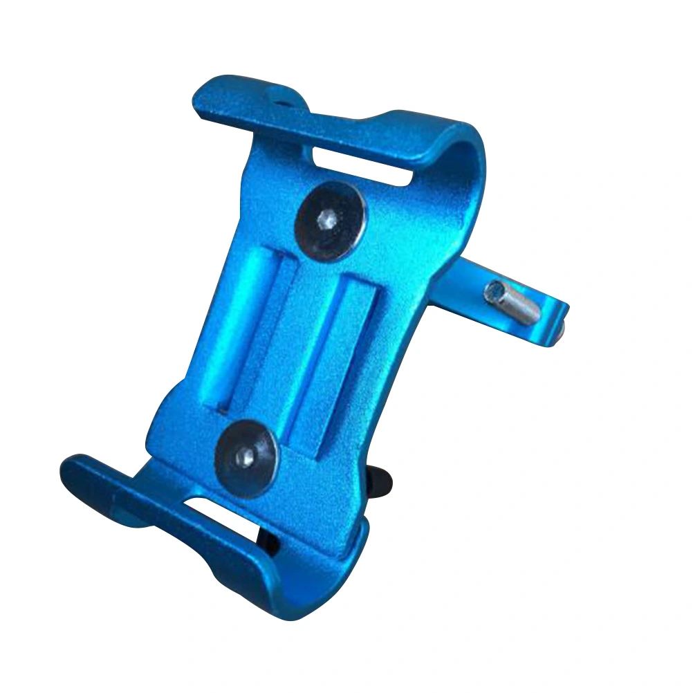 Fixed Navigation Mountain Mobile Phone Holder Aluminum Alloy Mobile Phone Bracket (Blue)