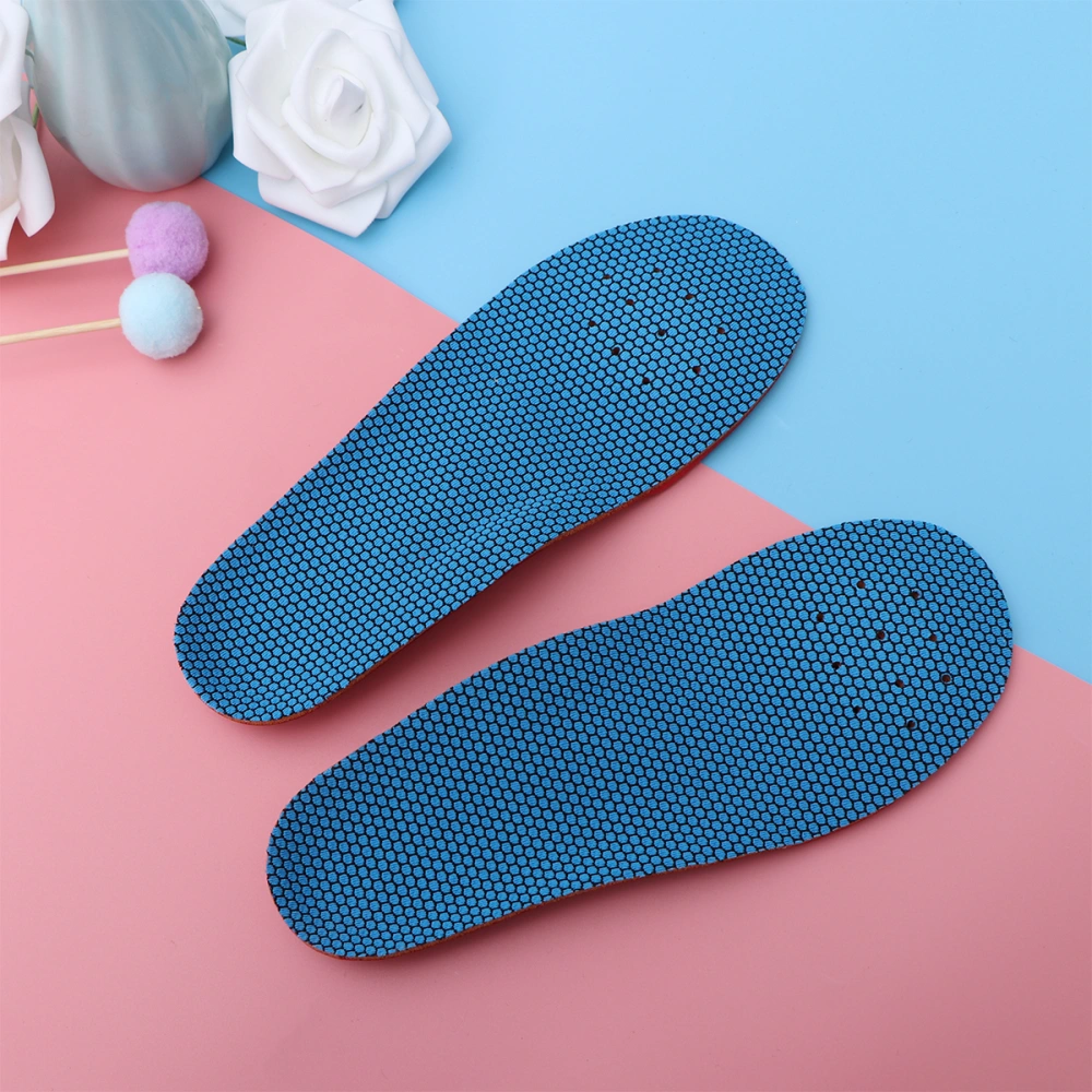 Pair of Orthotic Arch Support Flat Foot Flatfoot Correction Foot Pain Relief Shoe Insoles for Children Kids - Size L