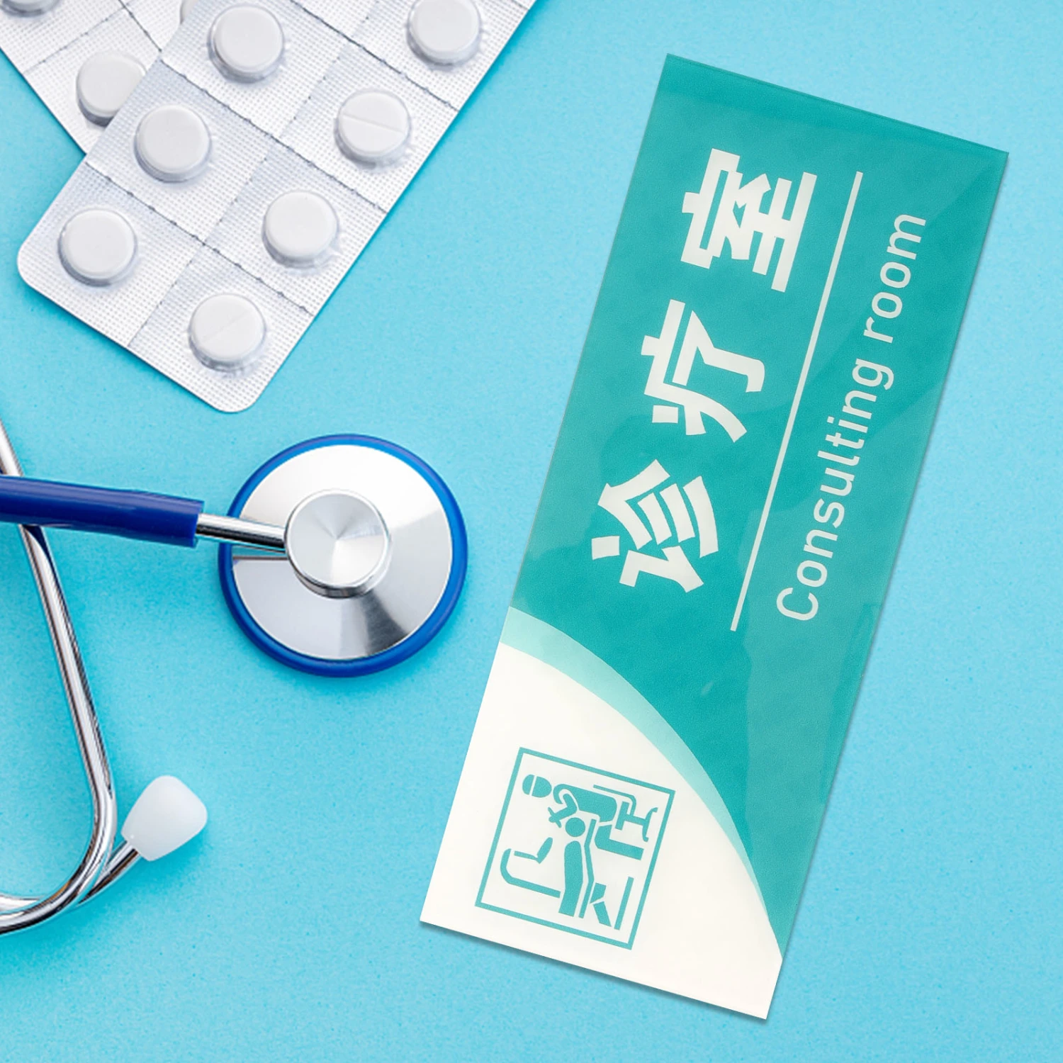 Acrylic Door Sign Plate Door Consulting Room Plate Business Door Sign Plate for Door