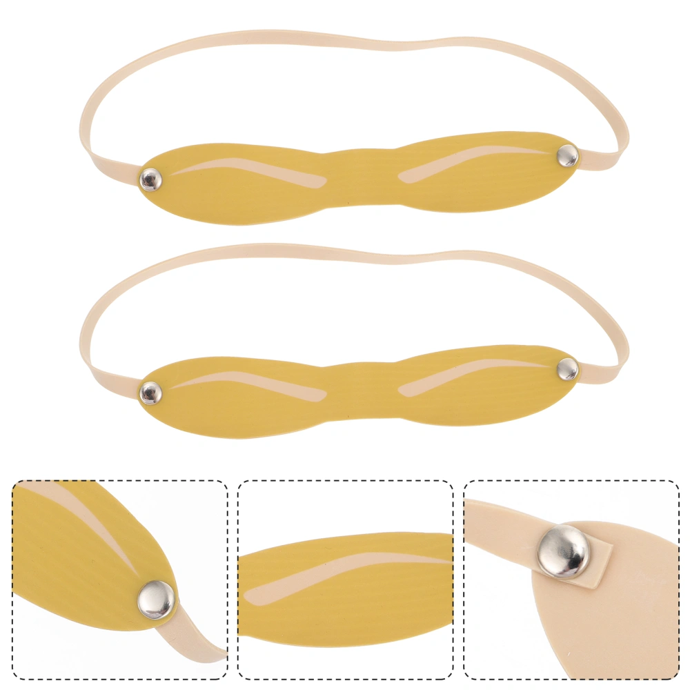 10pcs Eyebrow Practice Skin Beginner Practice Headband Supply