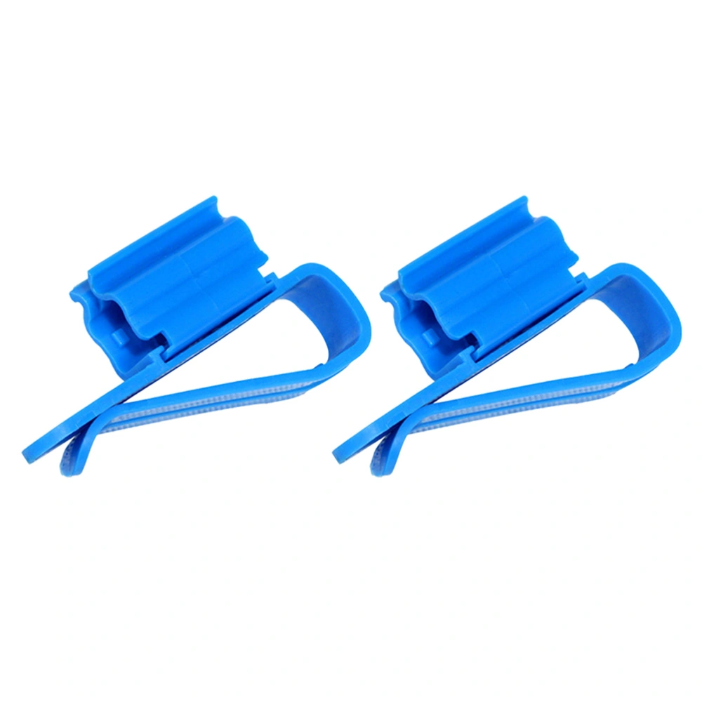 2Pcs 16mm Fish Tank Water Change Fixed Hose Clamp Aquarium Accessories Pipe Clip Blue